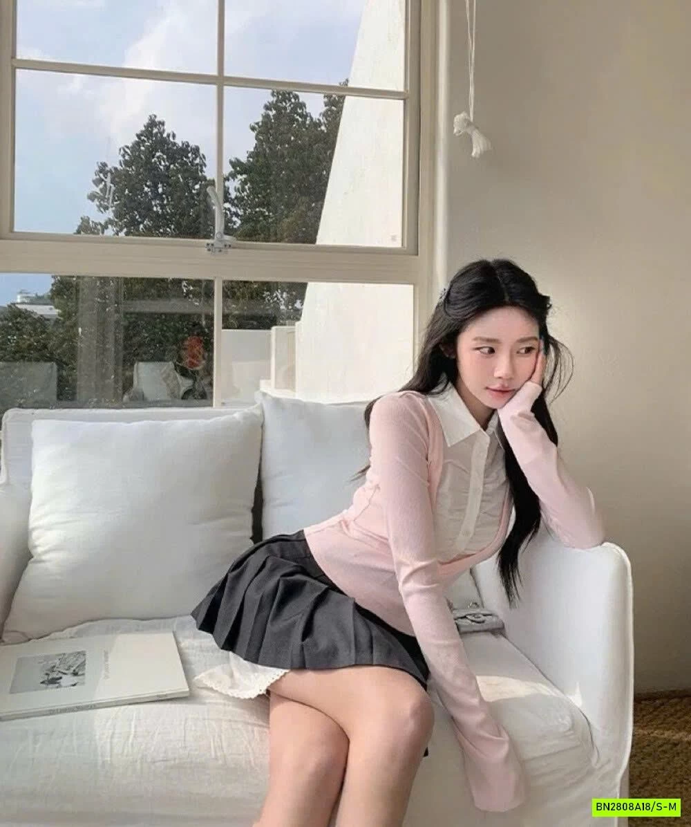 ÁO THUN PHỐI SƠ MI WGWE6869