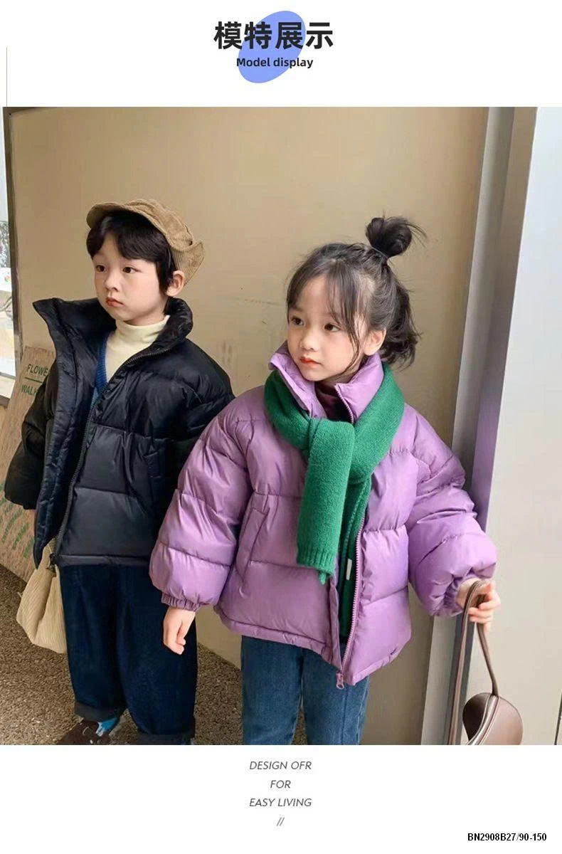 ÁO PHAO BÉO TRƠN MÀU