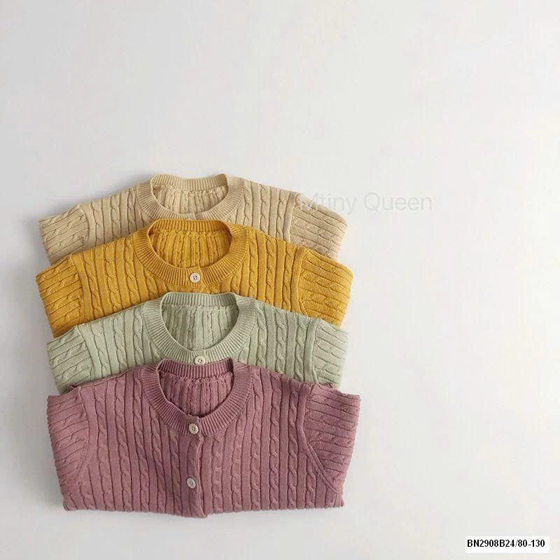 ÁO KHOÁC LEN XOẮN THỪNG MỎNG  M.TYQUEEN