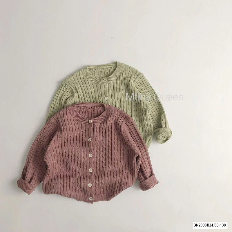 ÁO KHOÁC LEN XOẮN THỪNG MỎNG  M.TYQUEEN