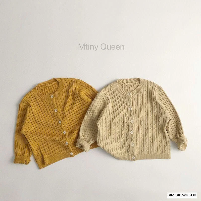 ÁO KHOÁC LEN XOẮN THỪNG MỎNG  M.TYQUEEN