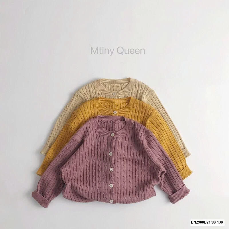 ÁO KHOÁC LEN XOẮN THỪNG MỎNG  M.TYQUEEN