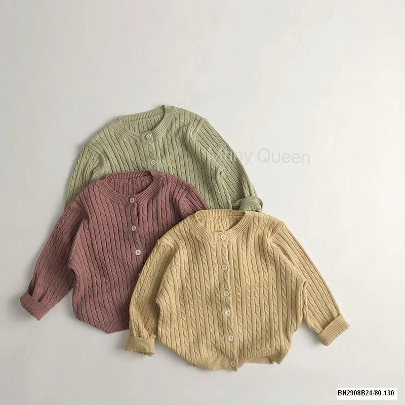 ÁO KHOÁC LEN XOẮN THỪNG MỎNG  M.TYQUEEN