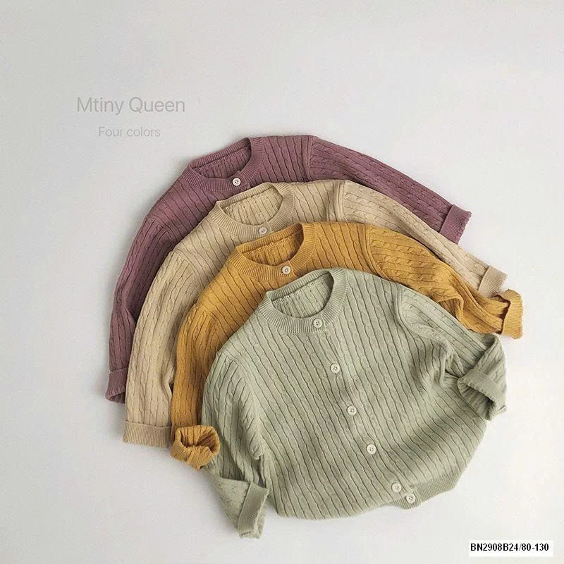 ÁO KHOÁC LEN XOẮN THỪNG MỎNG  M.TYQUEEN