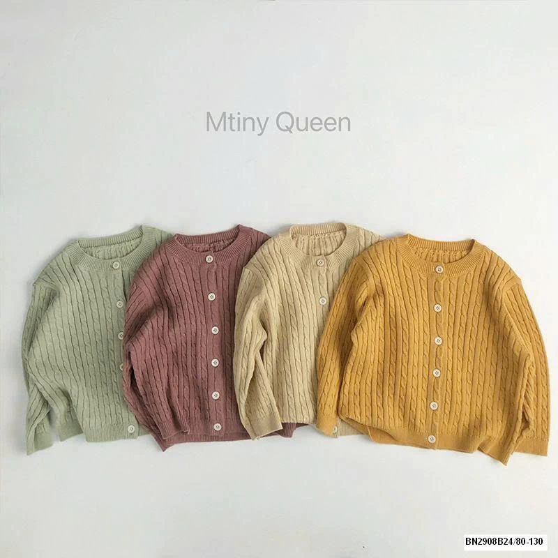 ÁO KHOÁC LEN XOẮN THỪNG MỎNG  M.TYQUEEN