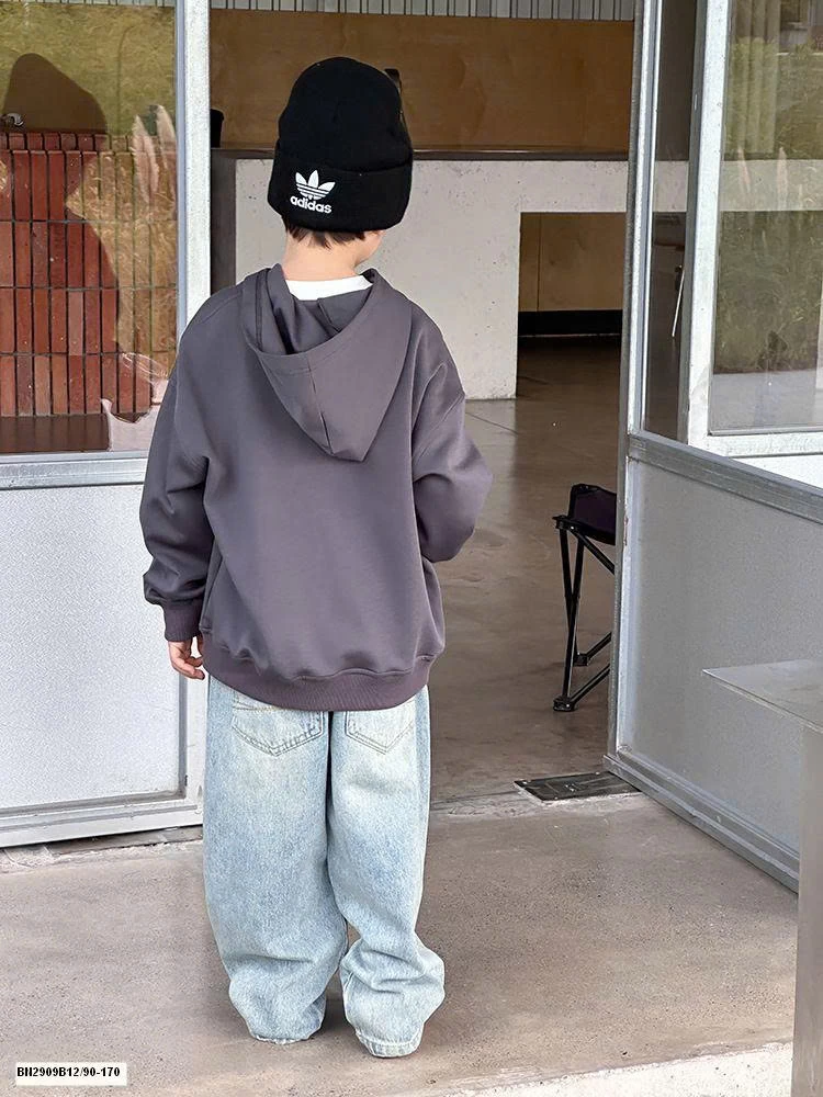 ÁO KHOÁC NỈ IN CHỮ AMBB  25G160