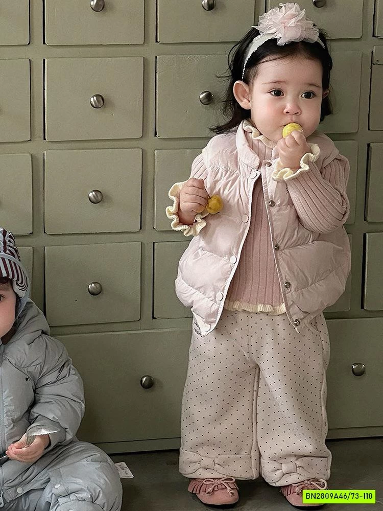 KHOÁC GILE PHAO LÔNG VŨ SZ NHÍ