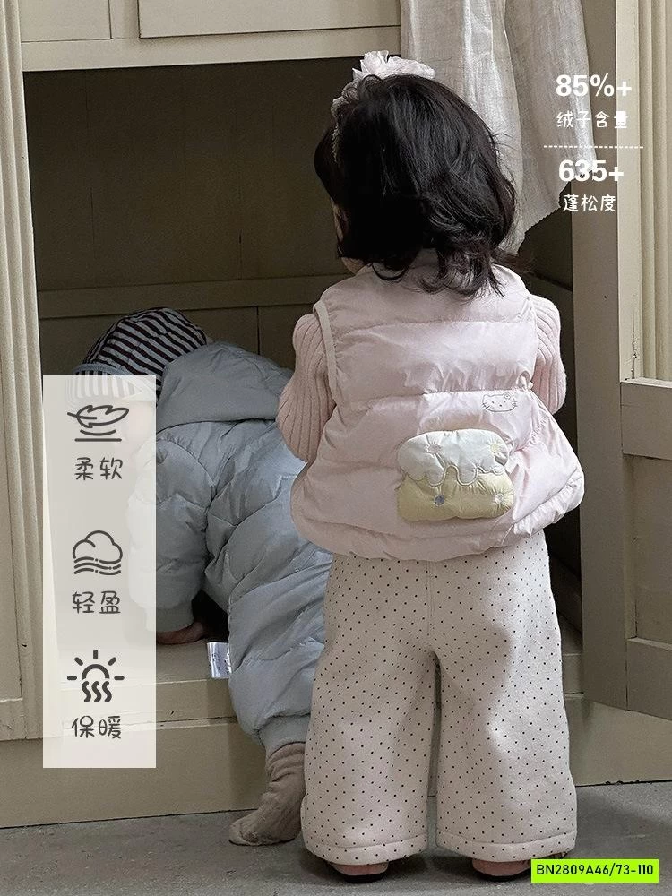 KHOÁC GILE PHAO LÔNG VŨ SZ NHÍ