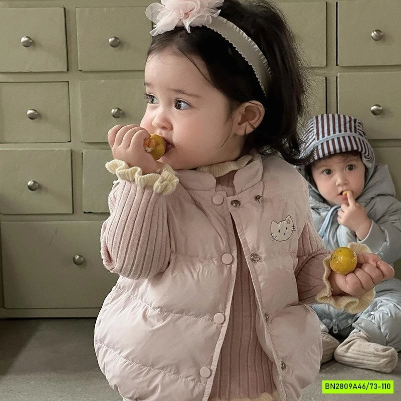 KHOÁC GILE PHAO LÔNG VŨ SZ NHÍ