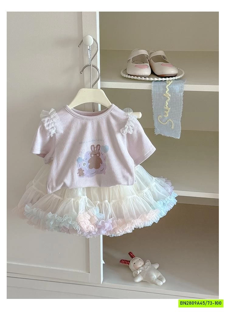 ÁO THUN MIX CV TUTU SZ NHÍ