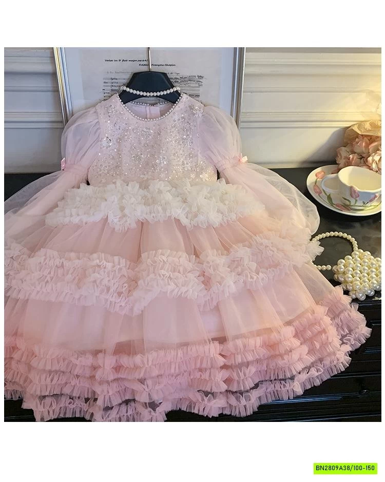 ĐẦM CÔNG CHÚA VOAN TẦNG LOANG MÀU CC