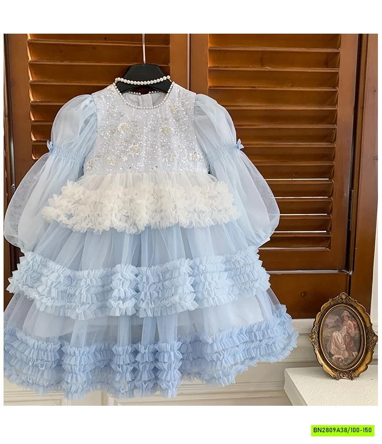 ĐẦM CÔNG CHÚA VOAN TẦNG LOANG MÀU CC