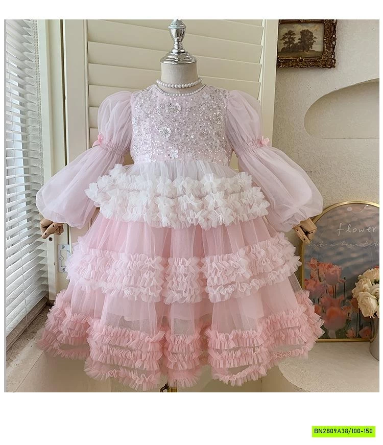 ĐẦM CÔNG CHÚA VOAN TẦNG LOANG MÀU CC