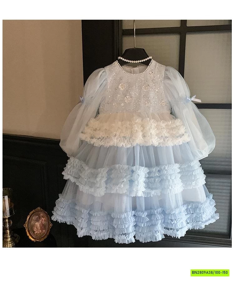 ĐẦM CÔNG CHÚA VOAN TẦNG LOANG MÀU CC