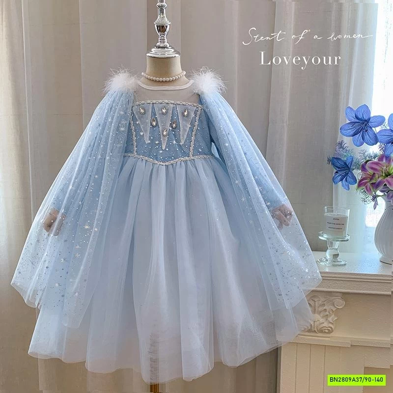 VÁY ELSA KÈM CHOÀNG CAO CẤP