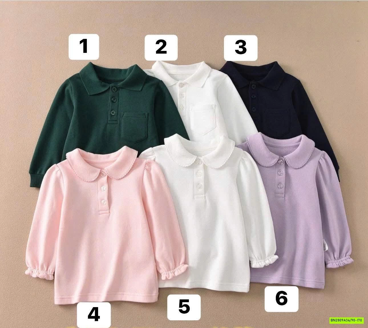 ÁO DÀI TAY CHO BÉ MẶC ĐẦU THU