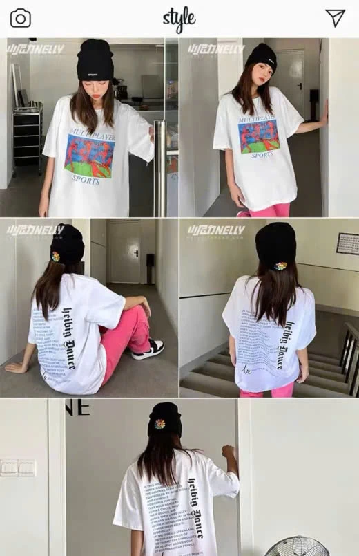 BST ÁO PHÔNG NELLY IN CHỮ CÁCH ĐIỆU