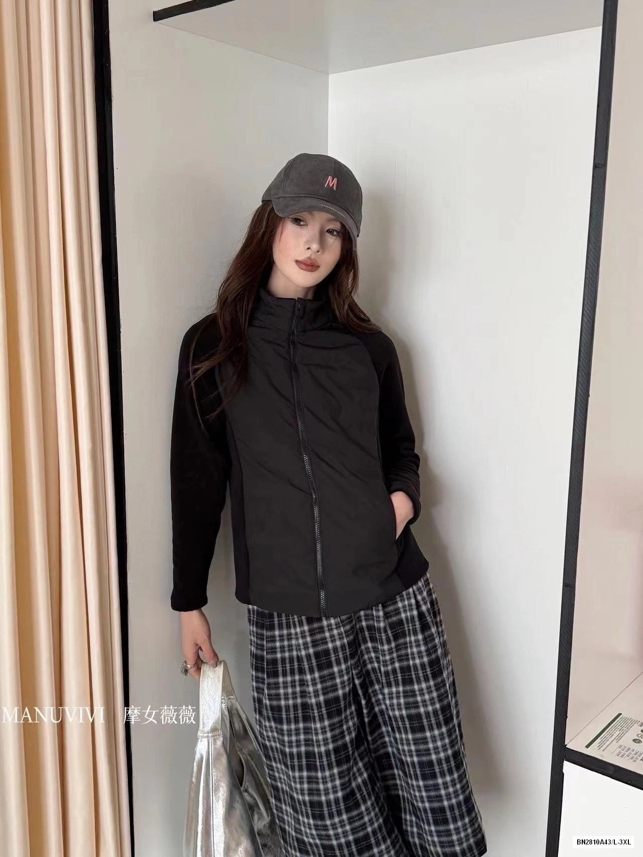 KHOÁC PHAO PHỐI NỈ LÓT LÔNG