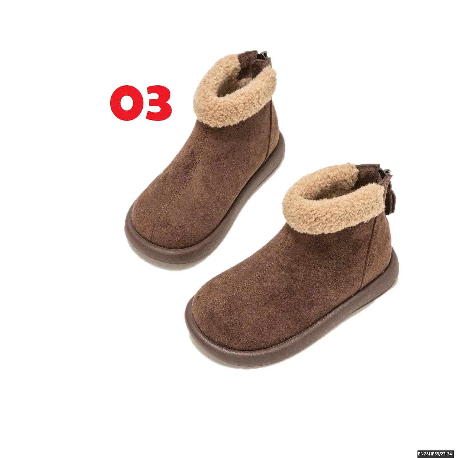 GIÀY DA LỘN CỔ LÔNG