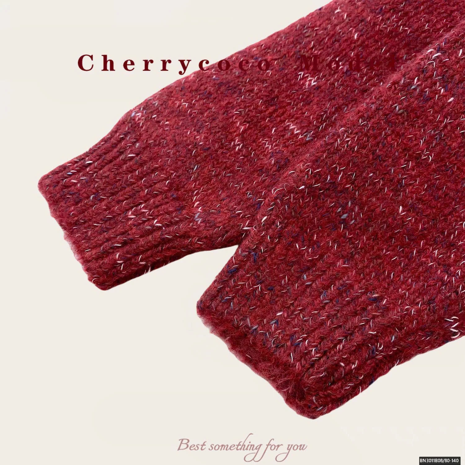 ÁO KHOÁC LEN ĐỎ CHỮ XY CHERRYCOCO