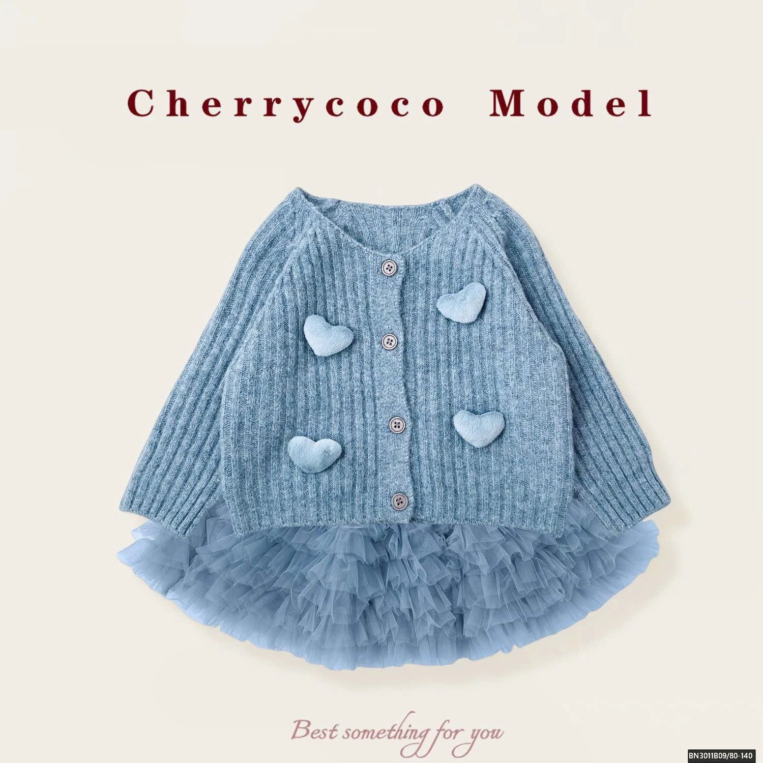 SÉT LEN TRÁI TIM XANH DƯƠNG CHERRYCOCO