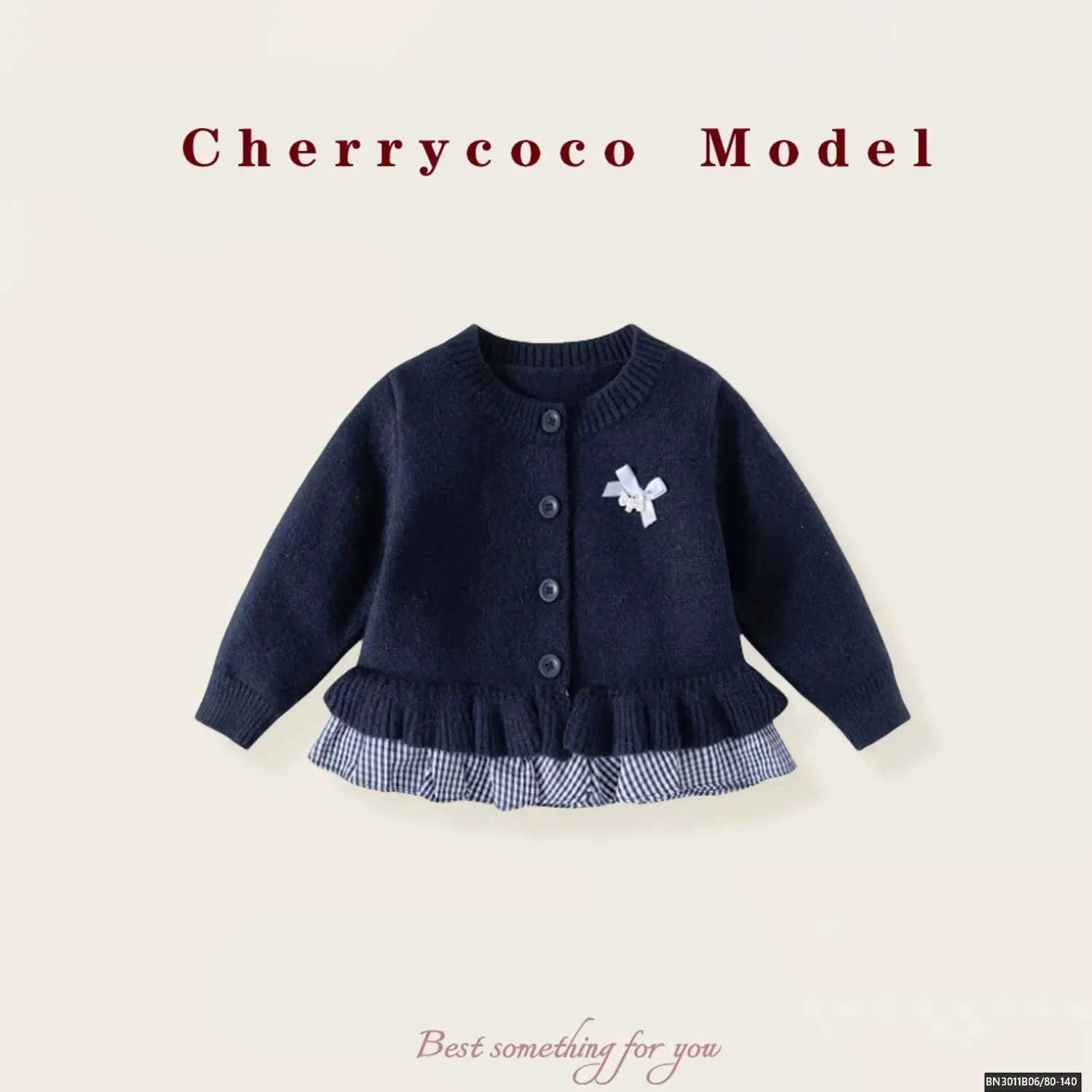 ÁO LEN PHỐI CARO CHERRYCOCO