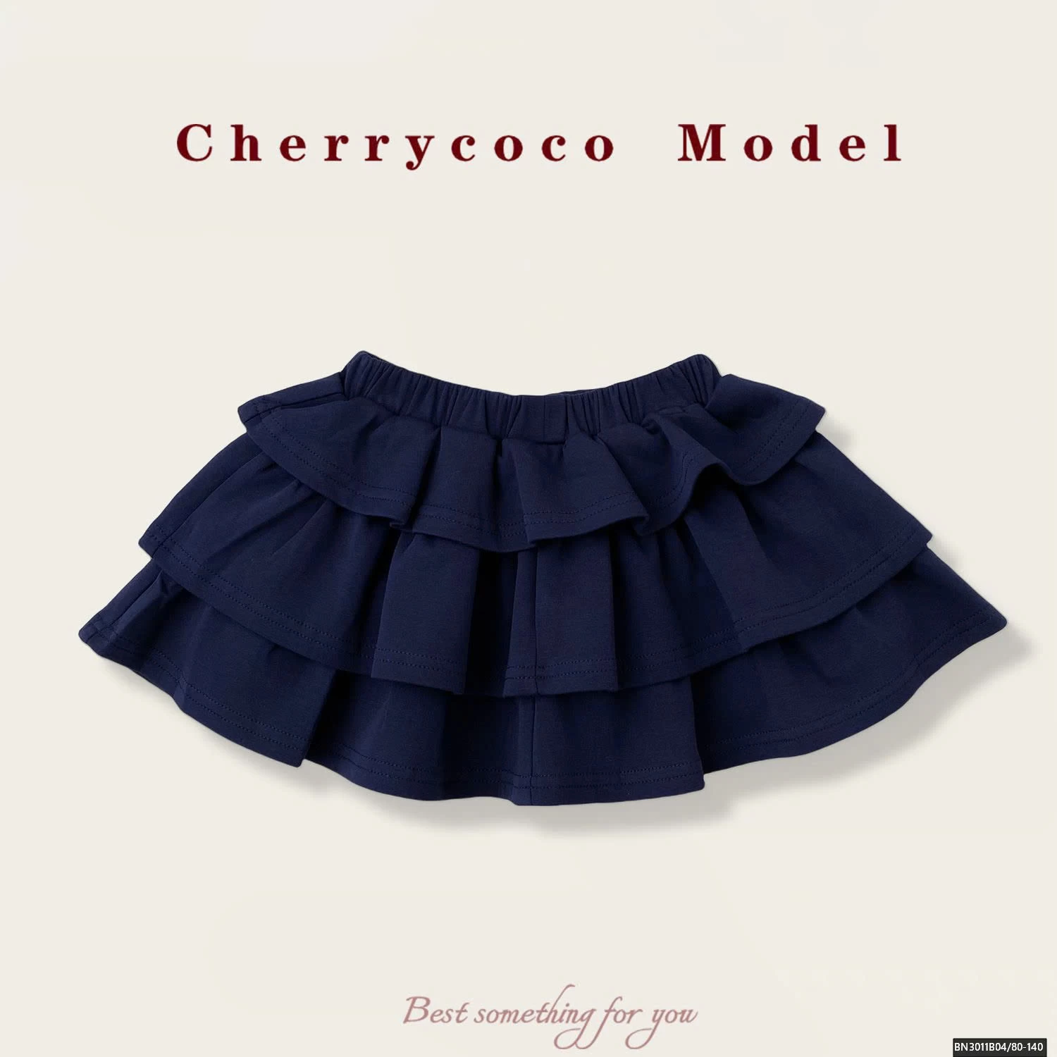 CHÂN VÁY COTON 3 TẦNG CHERRYCOCO