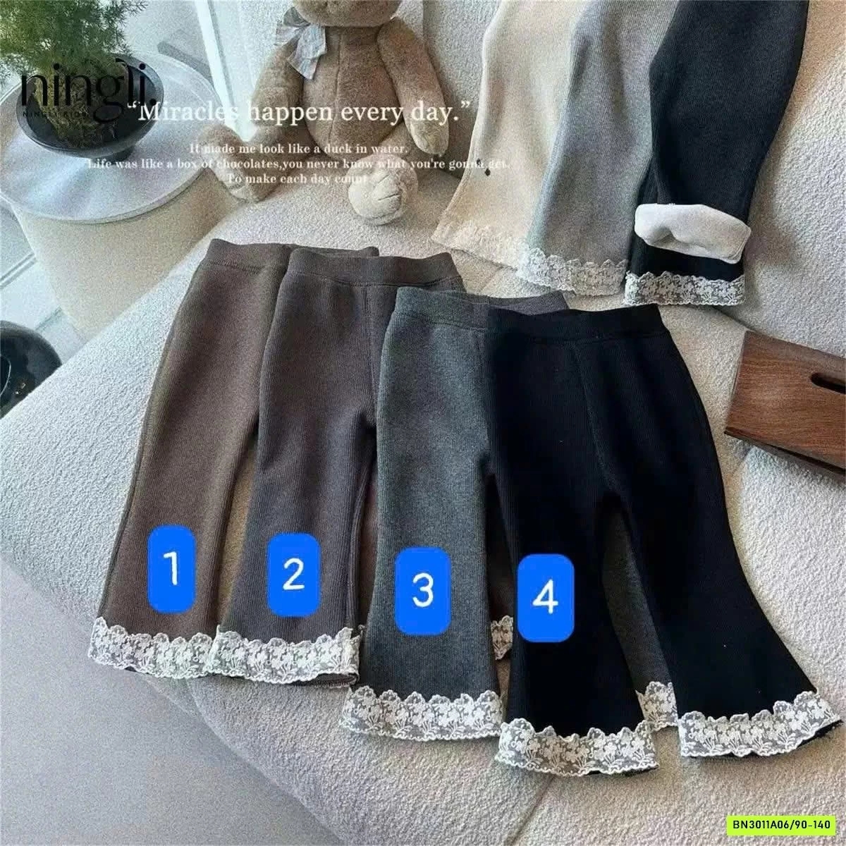 QUẦN NỈ LOE LÓT NHUNG BG