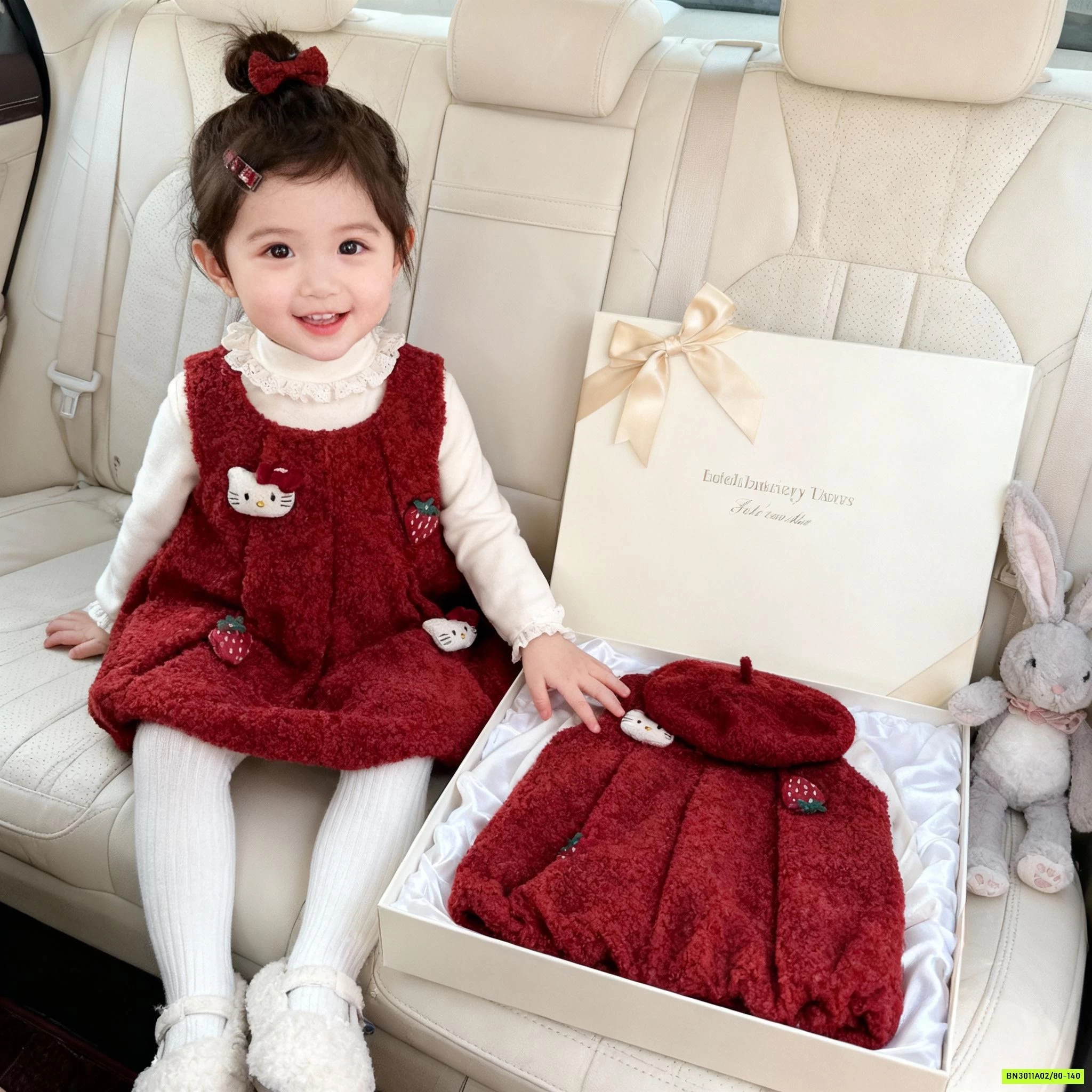 SÉT VÁY BÍ ĐỎ 3 MÓN CHERRYECOCO