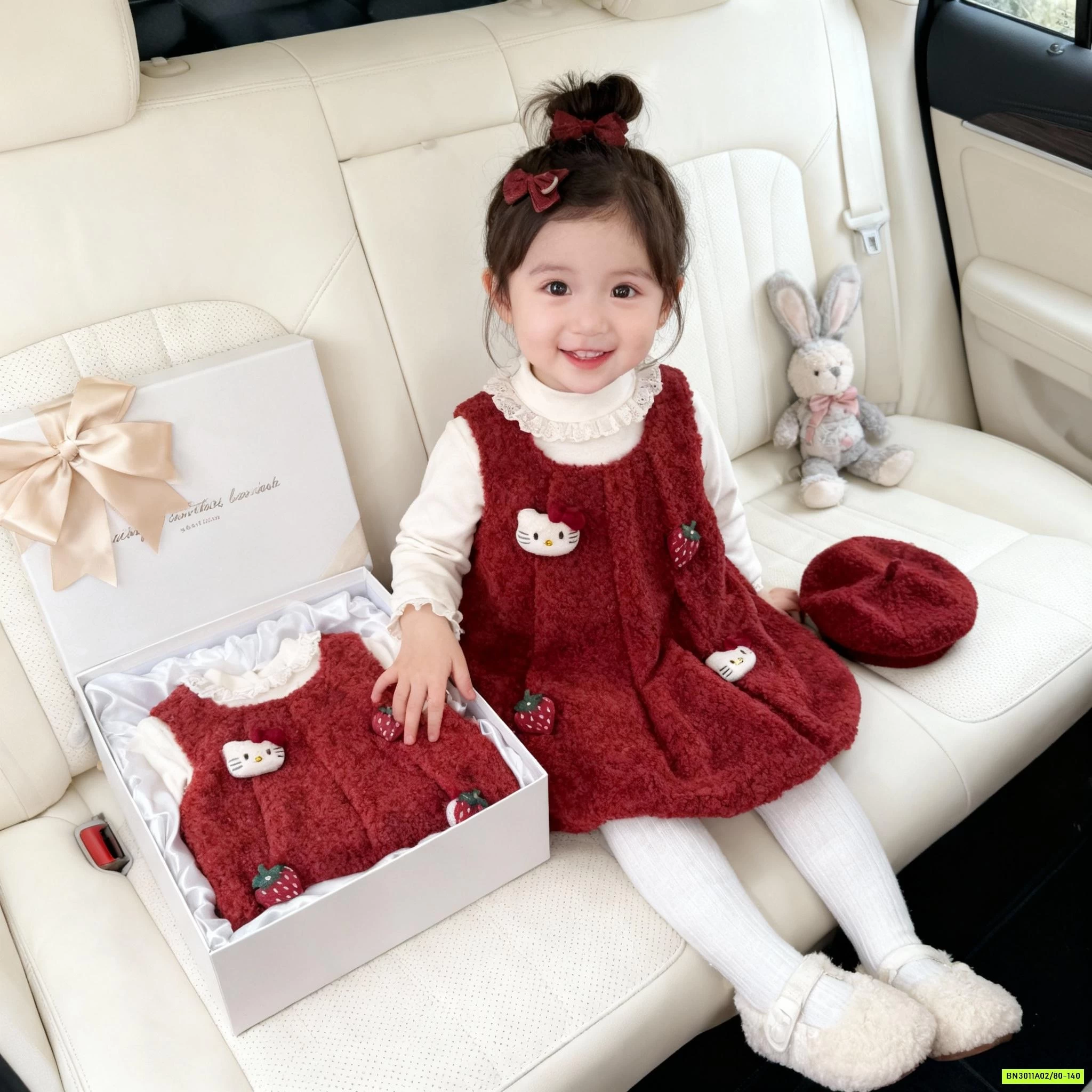 SÉT VÁY BÍ ĐỎ 3 MÓN CHERRYECOCO