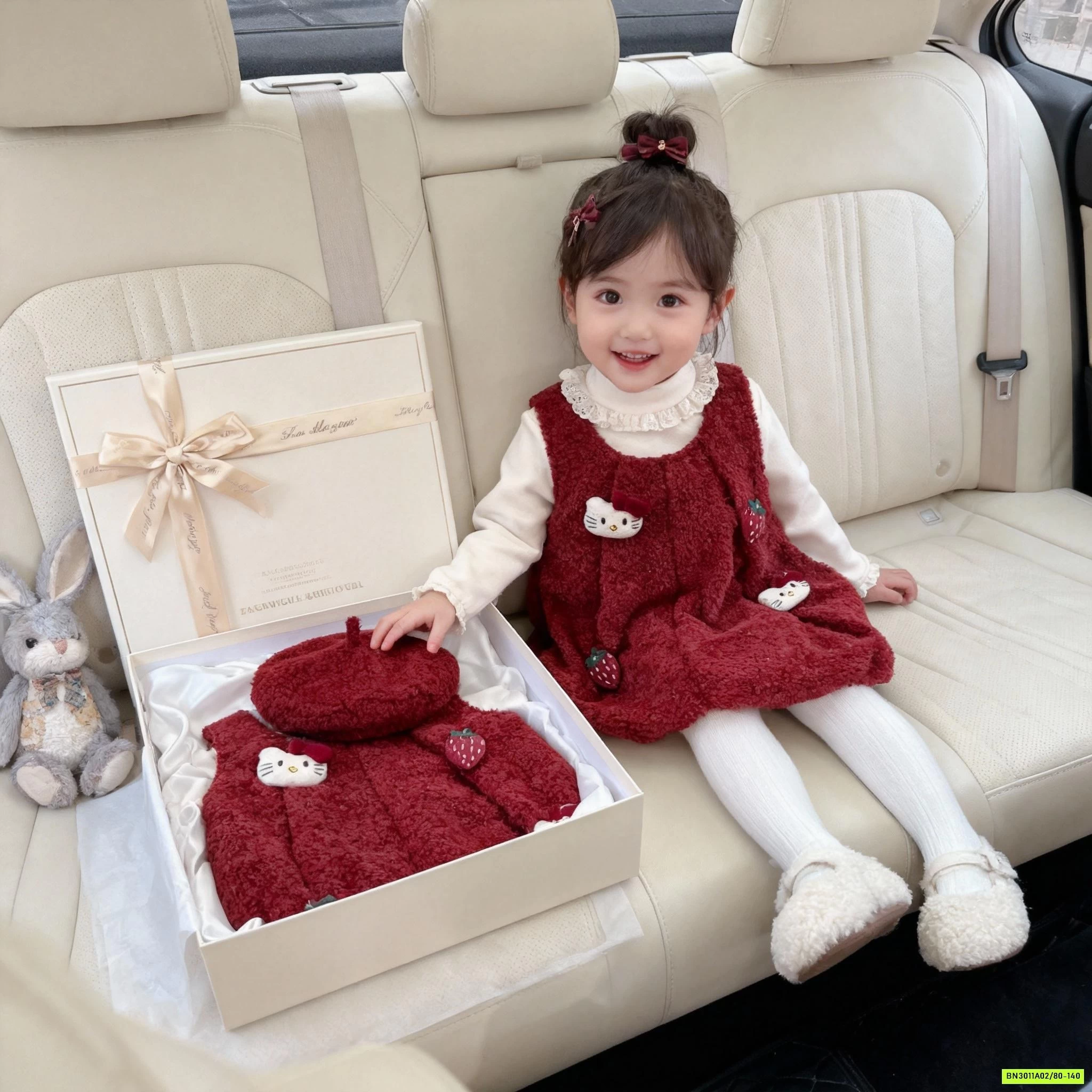 SÉT VÁY BÍ ĐỎ 3 MÓN CHERRYECOCO