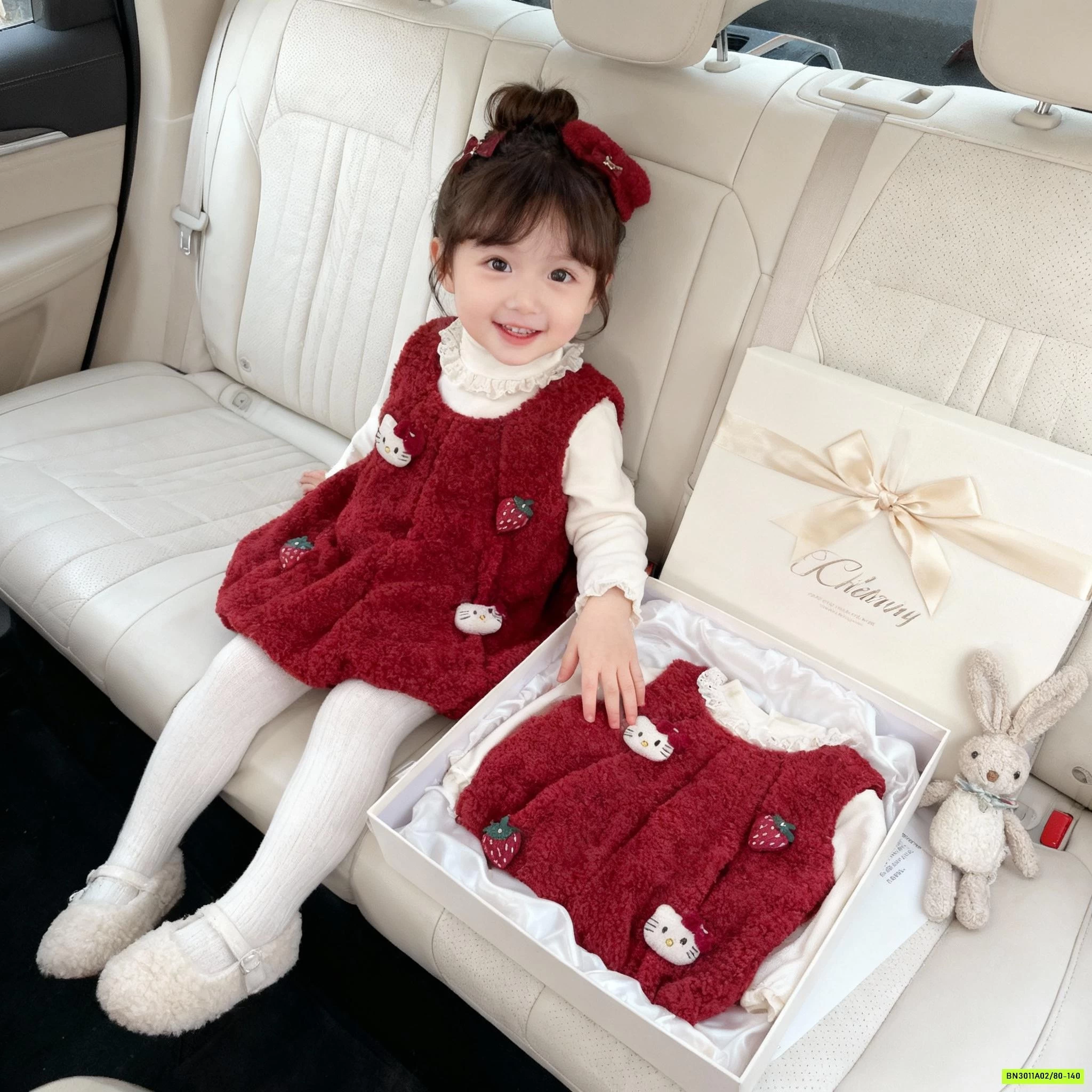 SÉT VÁY BÍ ĐỎ 3 MÓN CHERRYECOCO