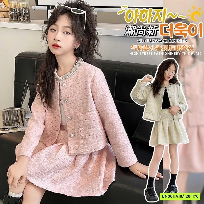 SET VÁY DẠ CHO BÉ GÁI