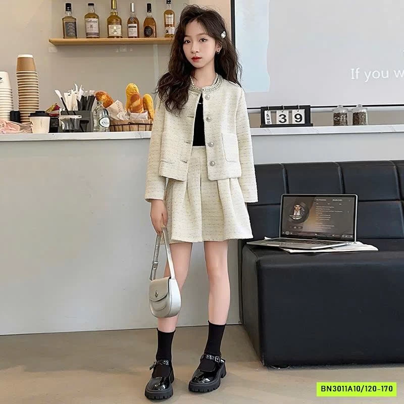 SET VÁY DẠ CHO BÉ GÁI