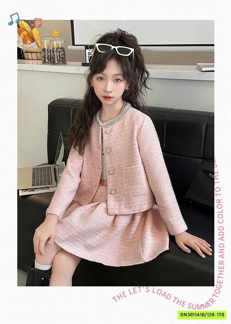 SET VÁY DẠ CHO BÉ GÁI