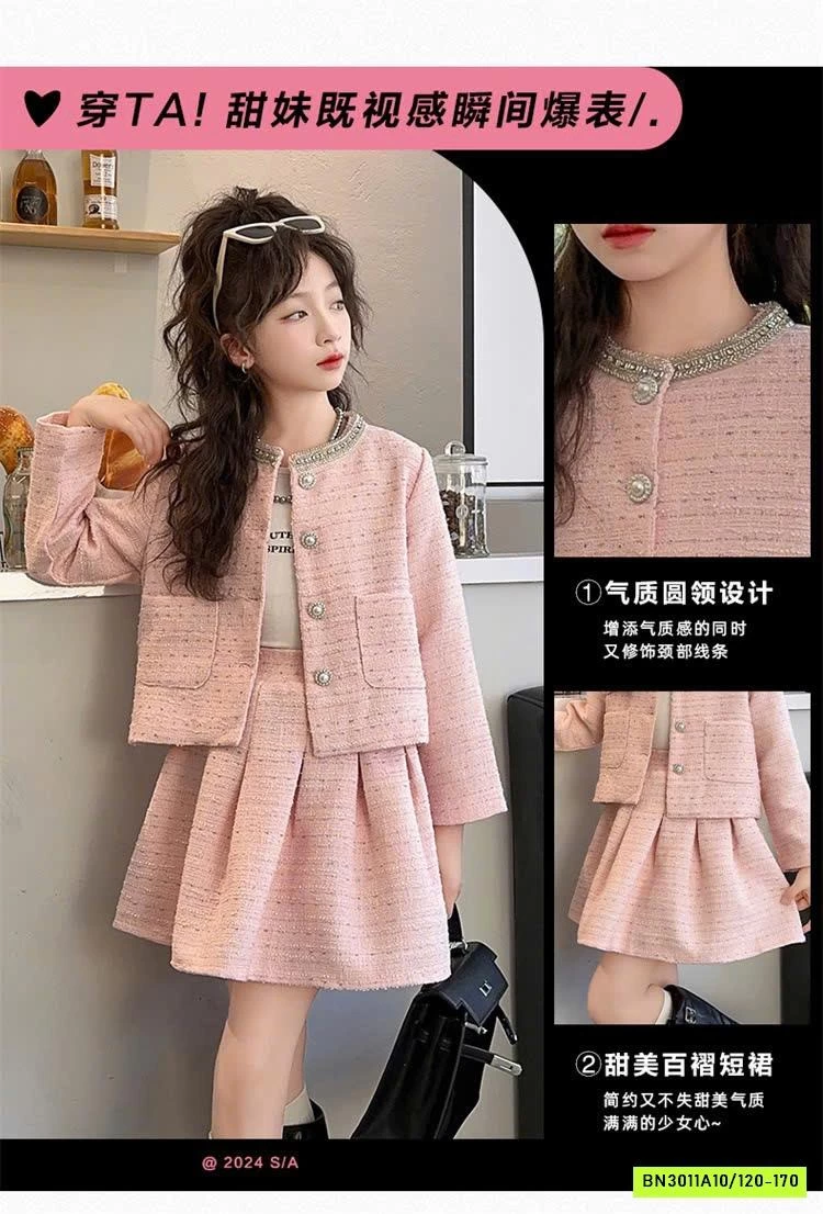 SET VÁY DẠ CHO BÉ GÁI