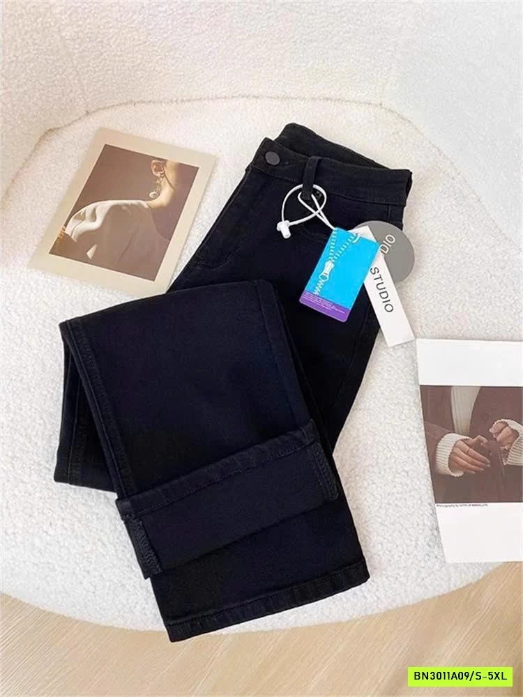 QUẦN JEAN THÊU NƠ NỮ