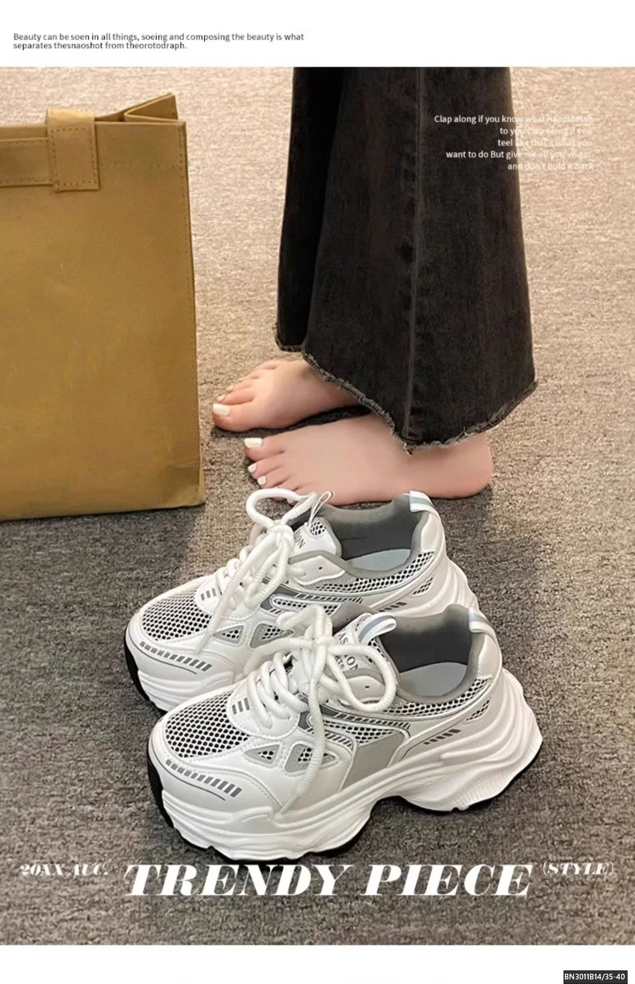 GIÀY THỂ THAO ĐỘN ĐẾ CÁ TÍNH