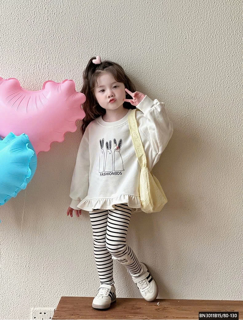 SÉT THUN 3 CHÚ THỎ MIX LEGGING