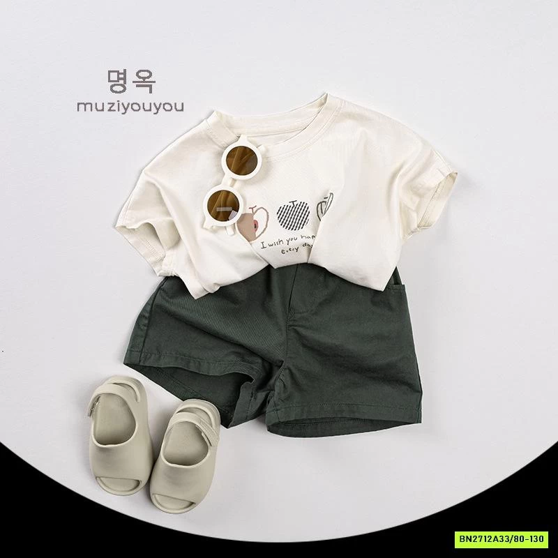 SHORT THÔ MỀM CẠP CHUN CÚC TRƯỚC MZYY