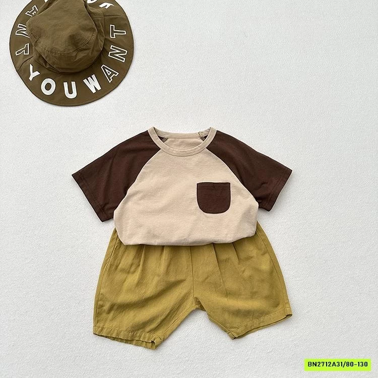 ÁO THUN PHỐI MÀU TAY ANKOBOMA