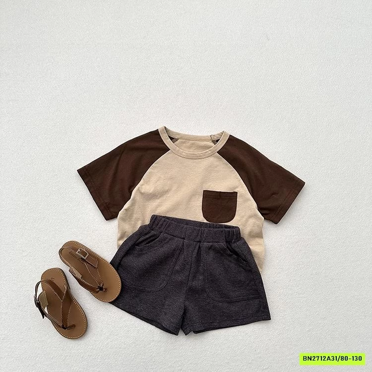 ÁO THUN PHỐI MÀU TAY ANKOBOMA