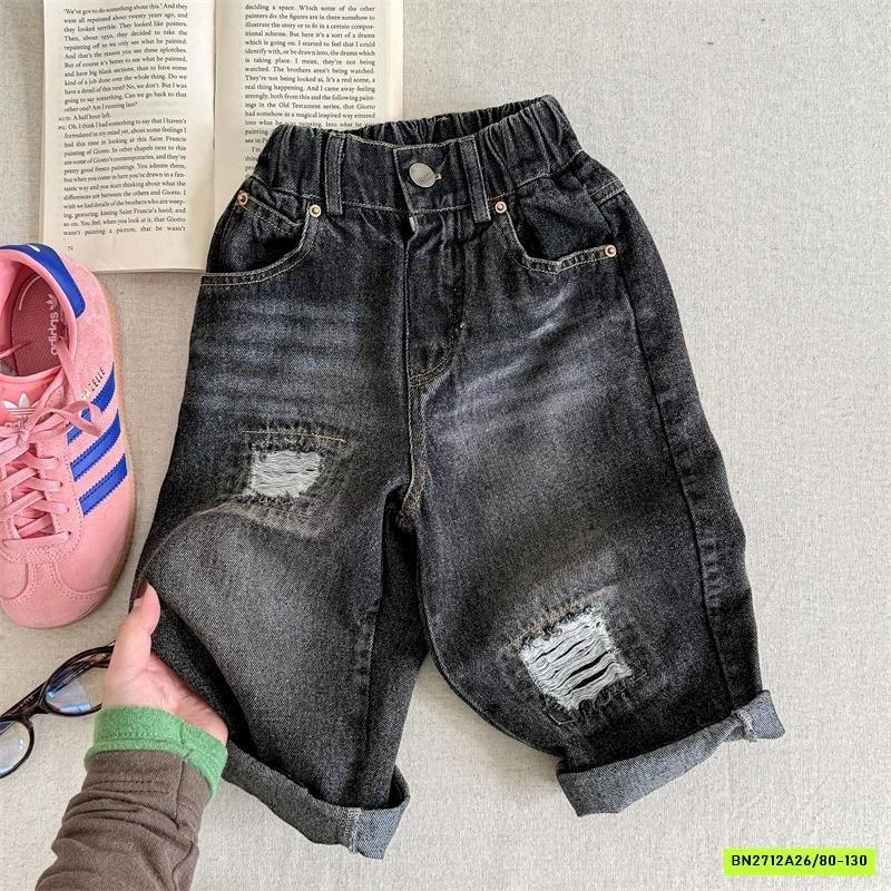 JEANS BAGGY RÁCH GỐI ADBABY