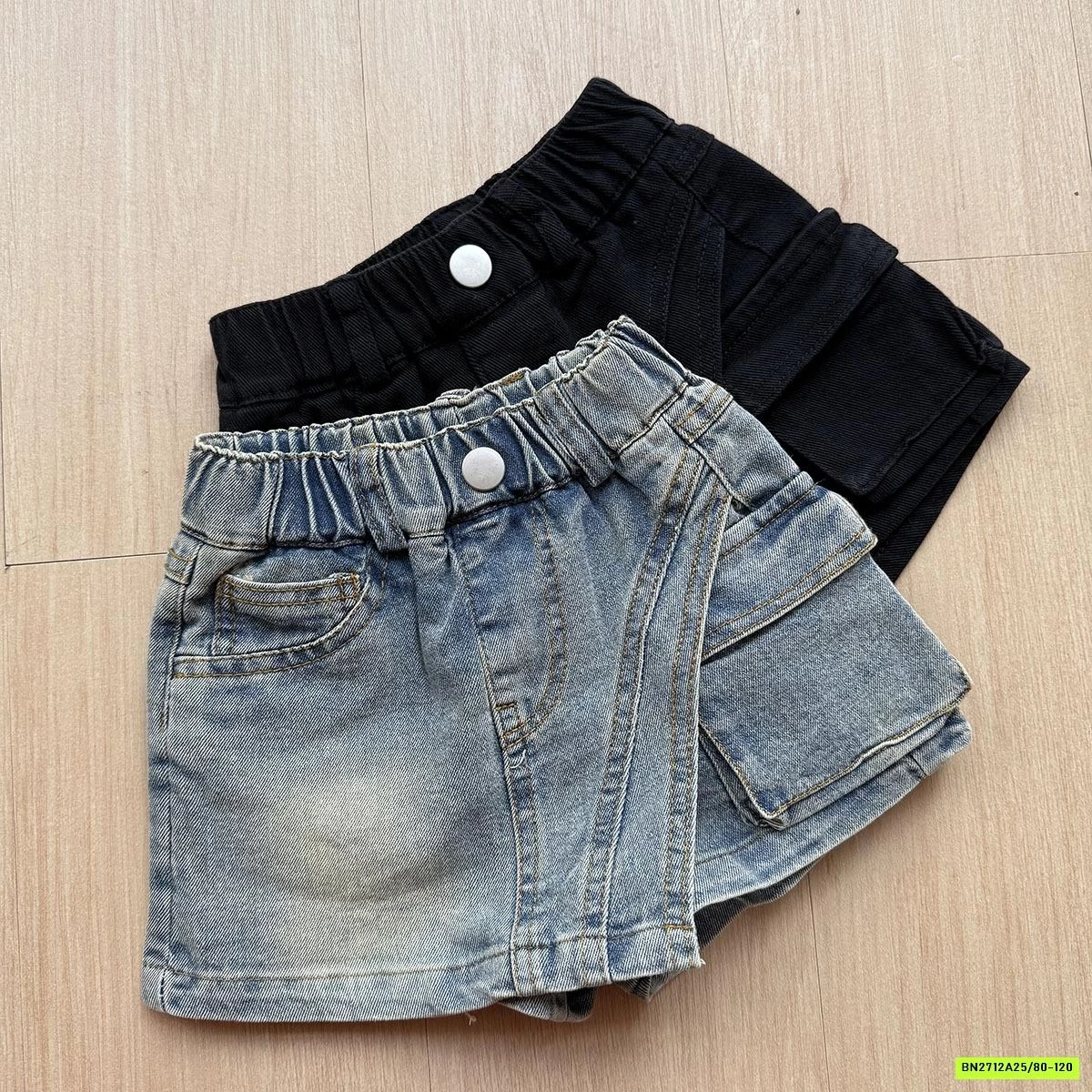 SHORT JEANS GIẢ VÁY