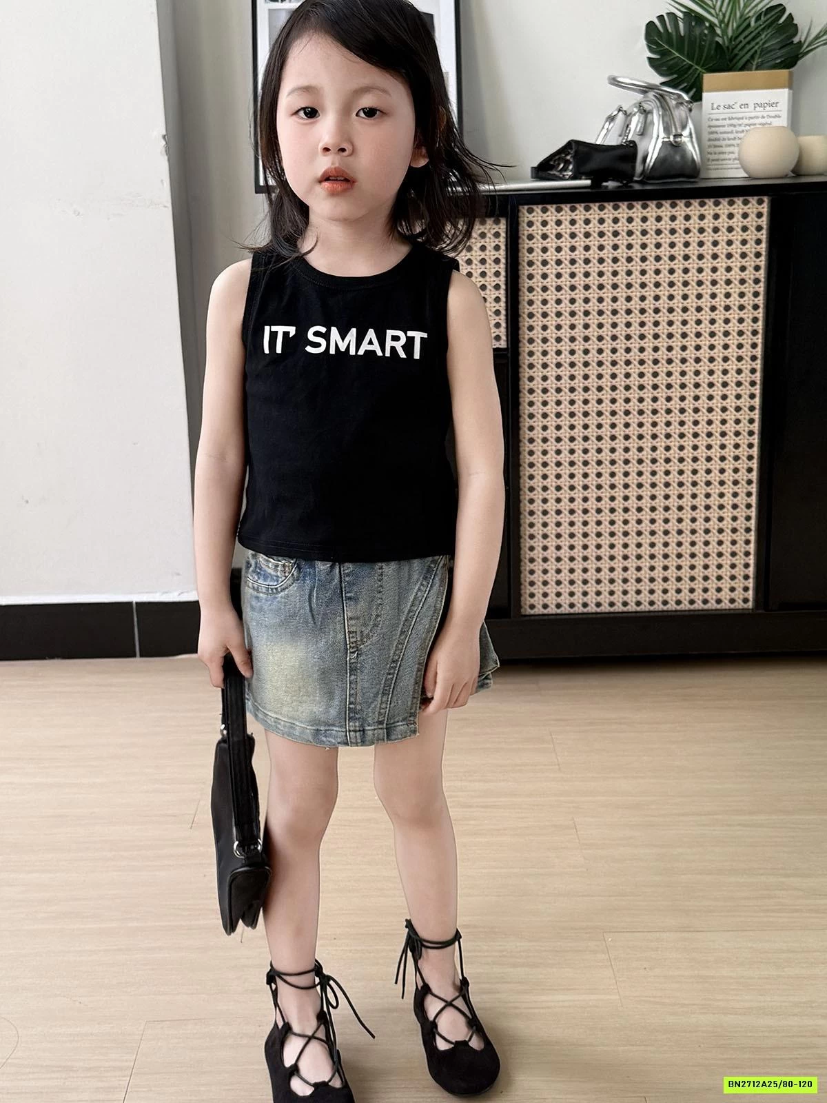 SHORT JEANS GIẢ VÁY