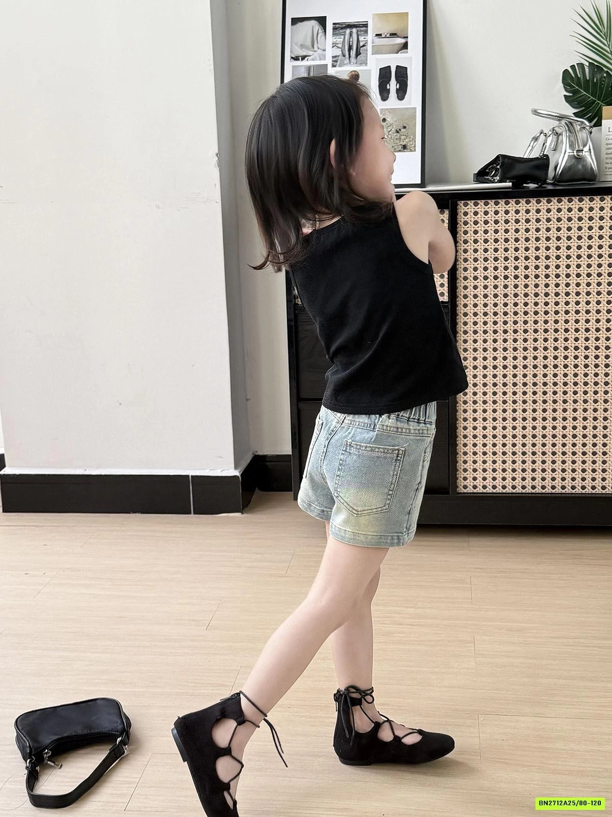 SHORT JEANS GIẢ VÁY