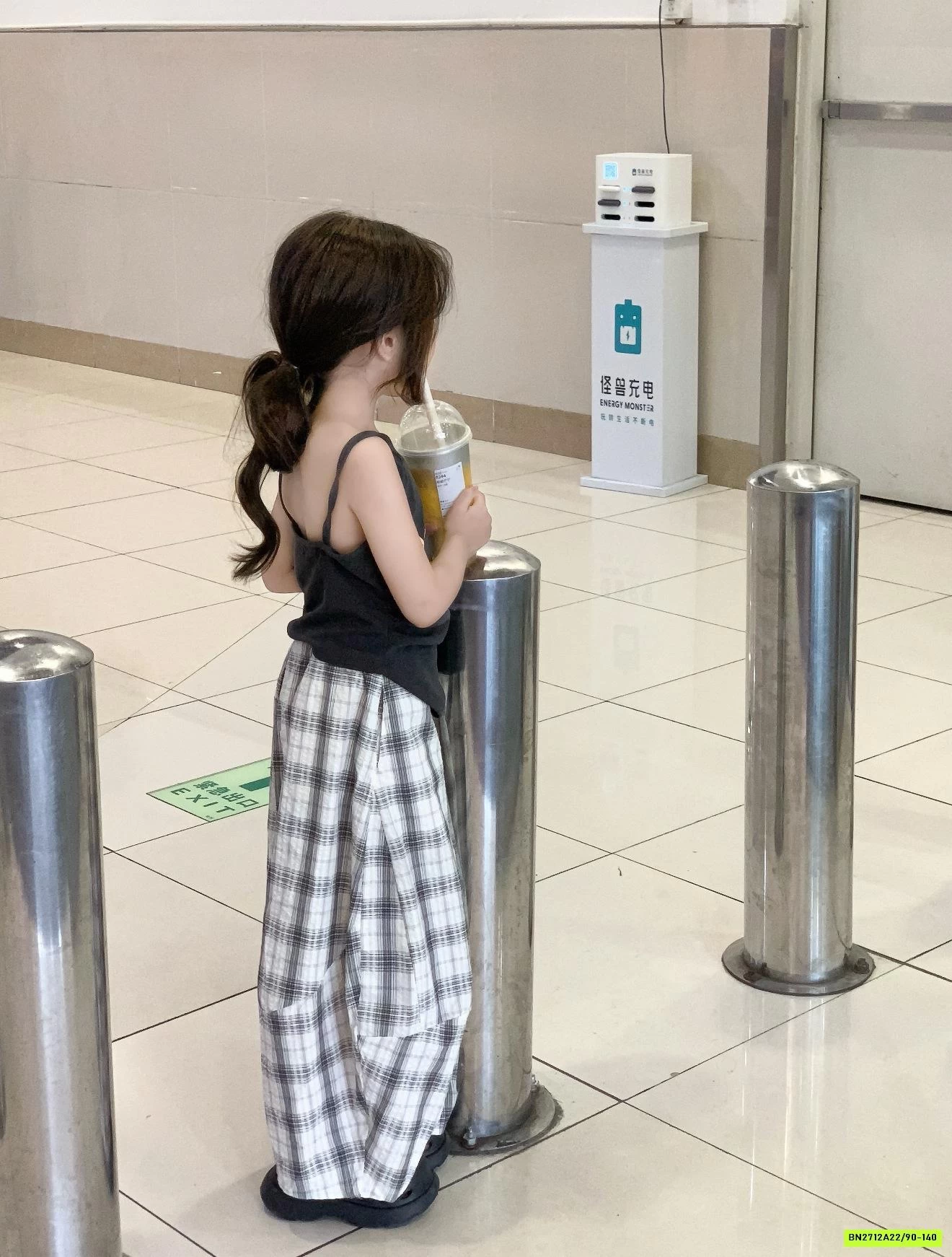 ÁO 2 DÂY VẠT NHỌN MIX BAGGY CARO