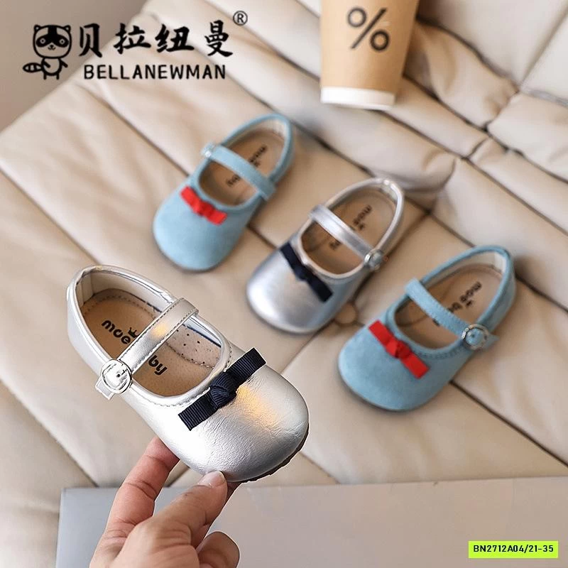 GIÀY BÚP BÊ GẮN NƠ MÀU