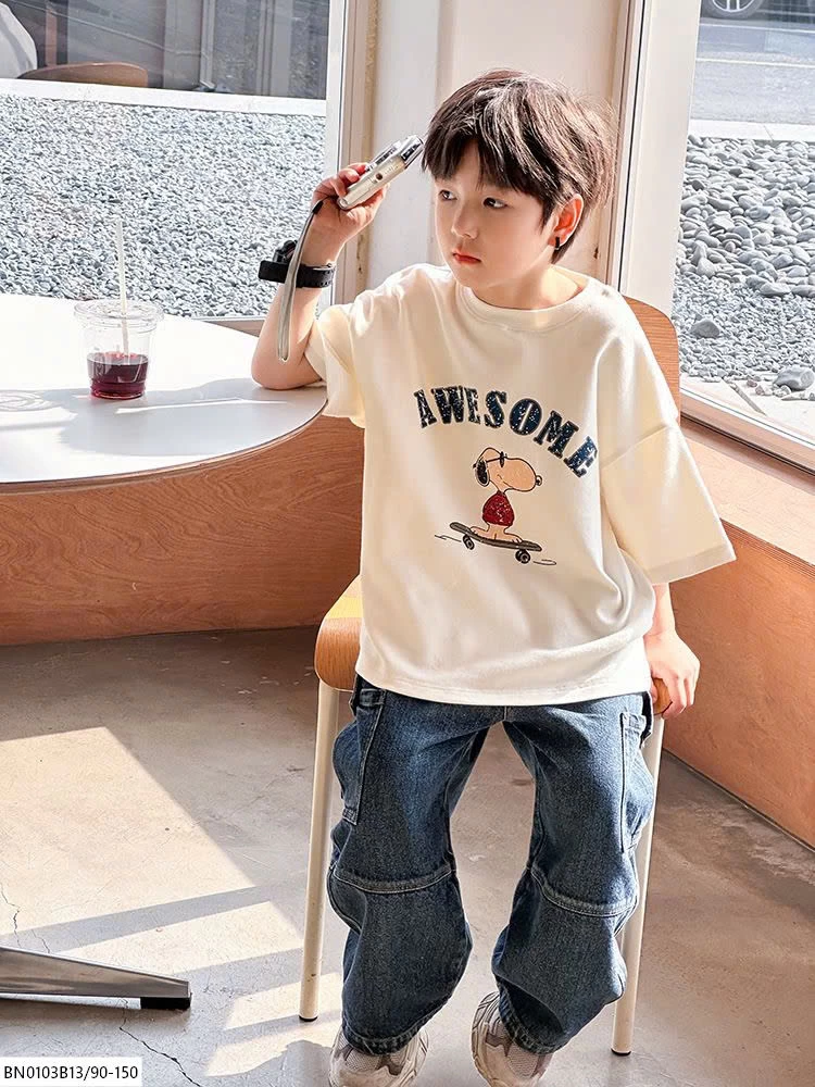 ÁO PHÔNG HOẠT HÌNH AWESOME AMBB