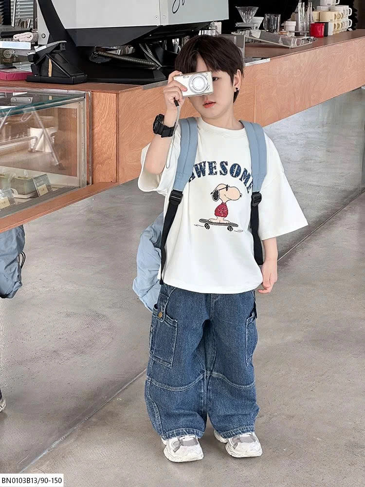 ÁO PHÔNG HOẠT HÌNH AWESOME AMBB